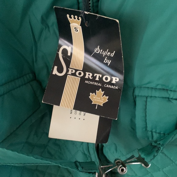 Vintage green mid season coat - Picture 5 of 5